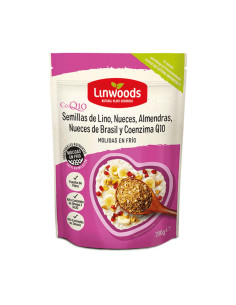Semillas de Lino, Nueces, Almendras, Nueces de Brasil y Coencima Q10 Molidas 200g Linwoods